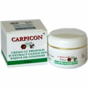 Carpicon- crema cu propolis si extract uleios din rasina de conifere