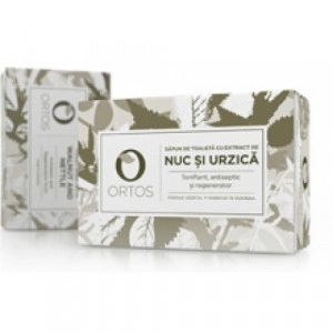 Sapun de toaleta cu extract de nuc si urzica
