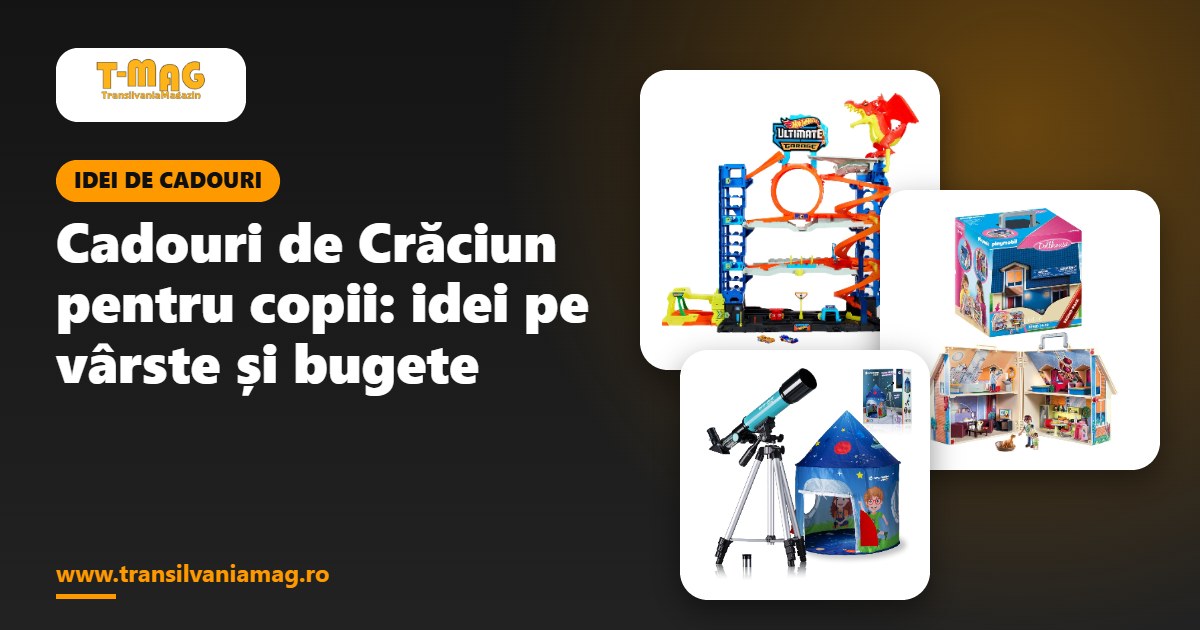 Cadouri de Crăciun pentru copii: idei pe vârste și bugete