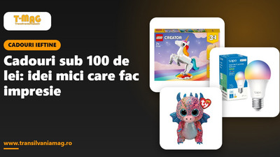 Cadouri sub 100 de lei: idei mici care fac impresie