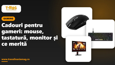 Cadouri pentru gameri: mouse, tastatură, monitor și ce merită