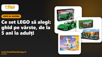 Ce set LEGO să alegi: ghid pe vârste, de la 5 ani la adulți