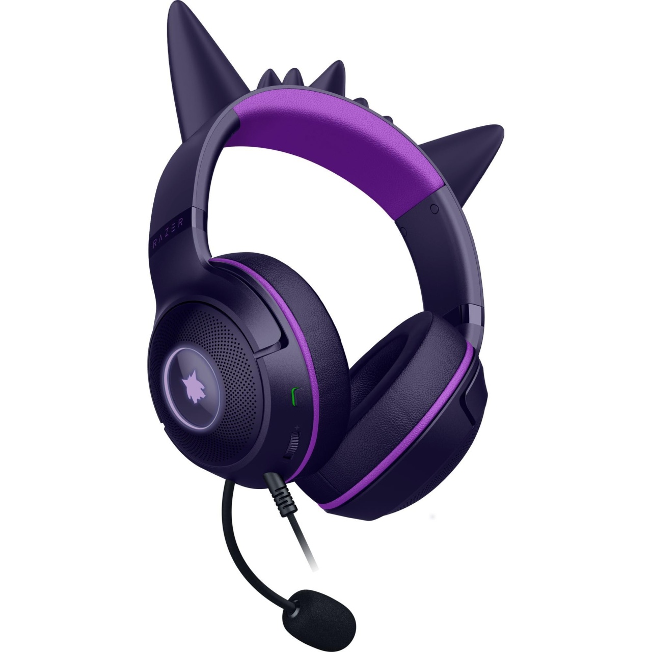 Casti audio Razer Kraken Kitty V2 Gengar Edition, RGB, sunet