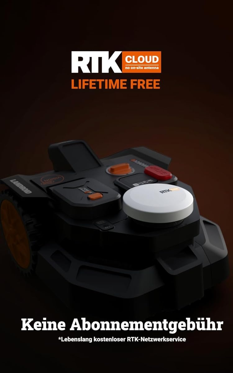 Robot de tuns iarba WORX Landroid Vision WR306E, 600 m, navigare