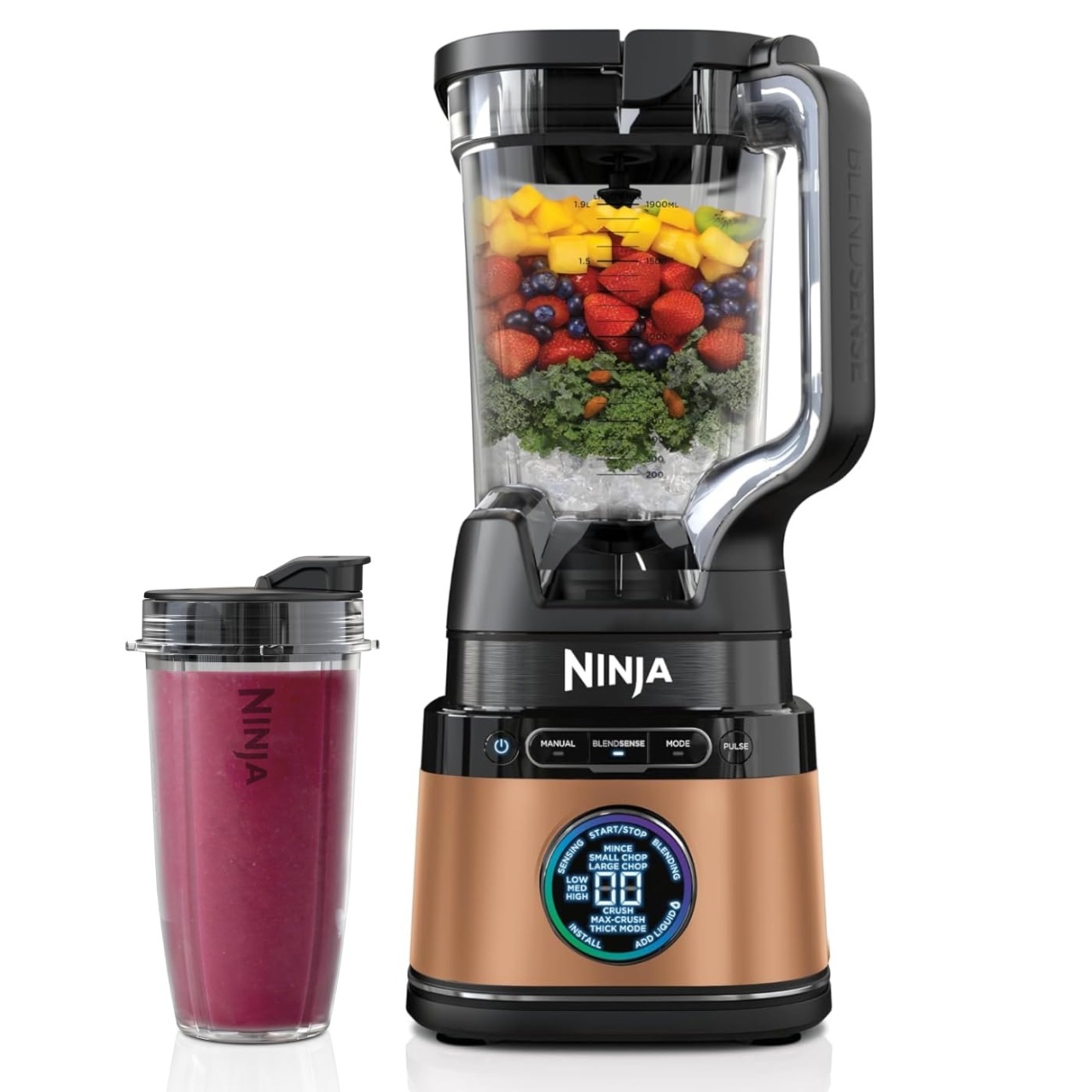 Blender multifunctional Ninja TB301EUCP 2-in-1 1200W NegruCupru