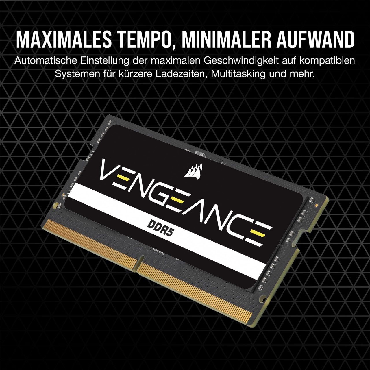 Memorie RAM DDR5 CORSAIR VENGEANCE 32GB (2x16GB) 5600MHz CL48 Negru