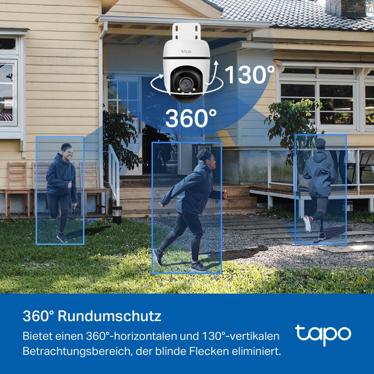 Camera supraveghere exterior Tapo C51A 2K 360deg detectie persoane
