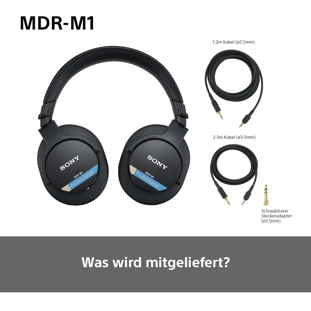 Casti audio Sony MDR-M1, sunet ultra-wideband 5Hz-80kHz, design