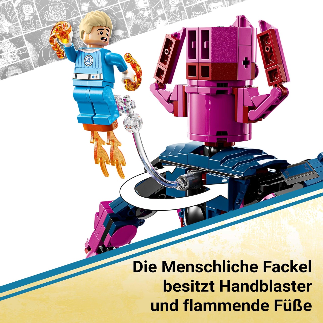 LEGO Marvel Fantastic Four vs Galactus 76316 Set de Constructie cu