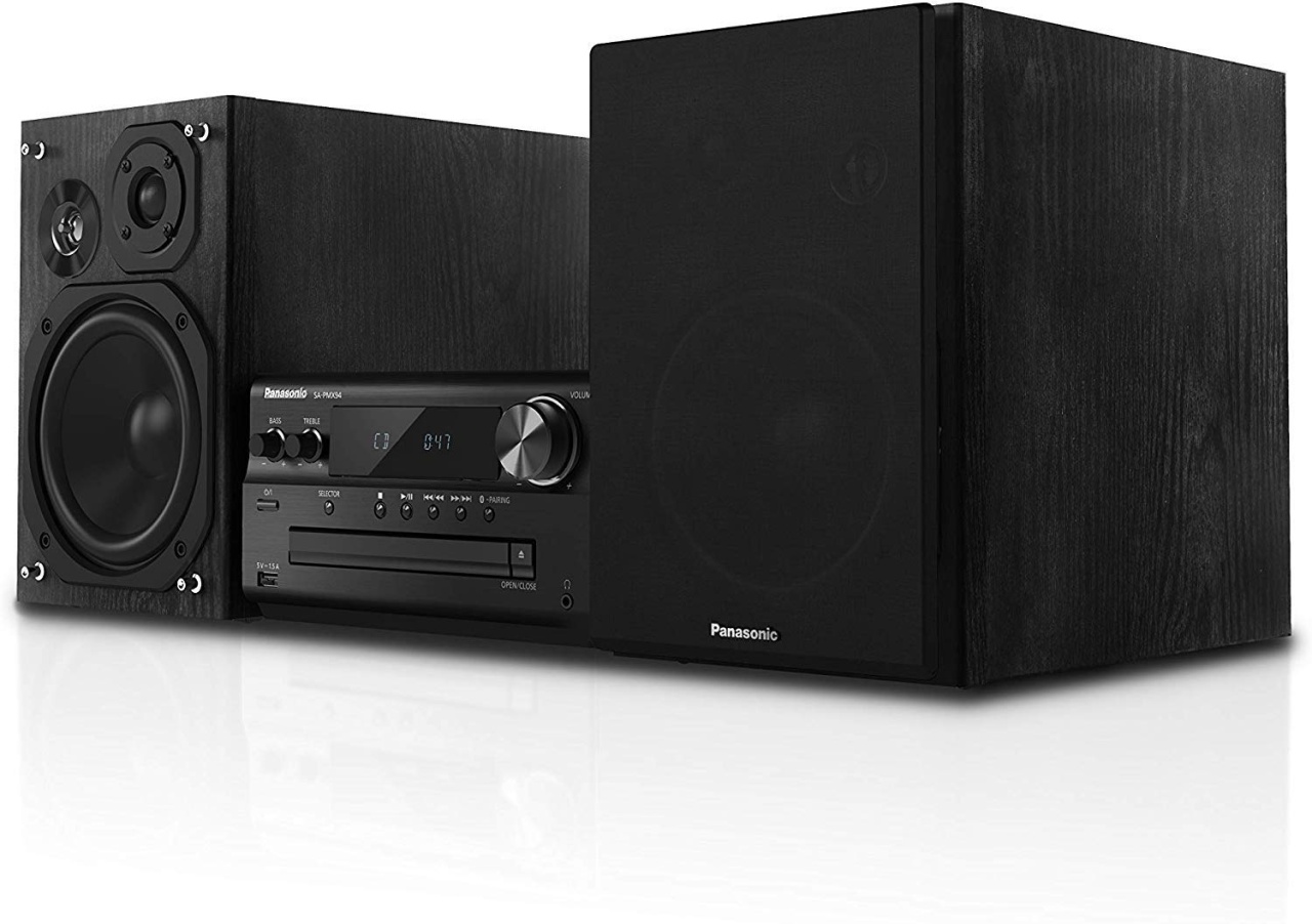 Sistem Audio Panasonic SC-PMX94EG-K 120W Bluetooth DAB CD USB Negru