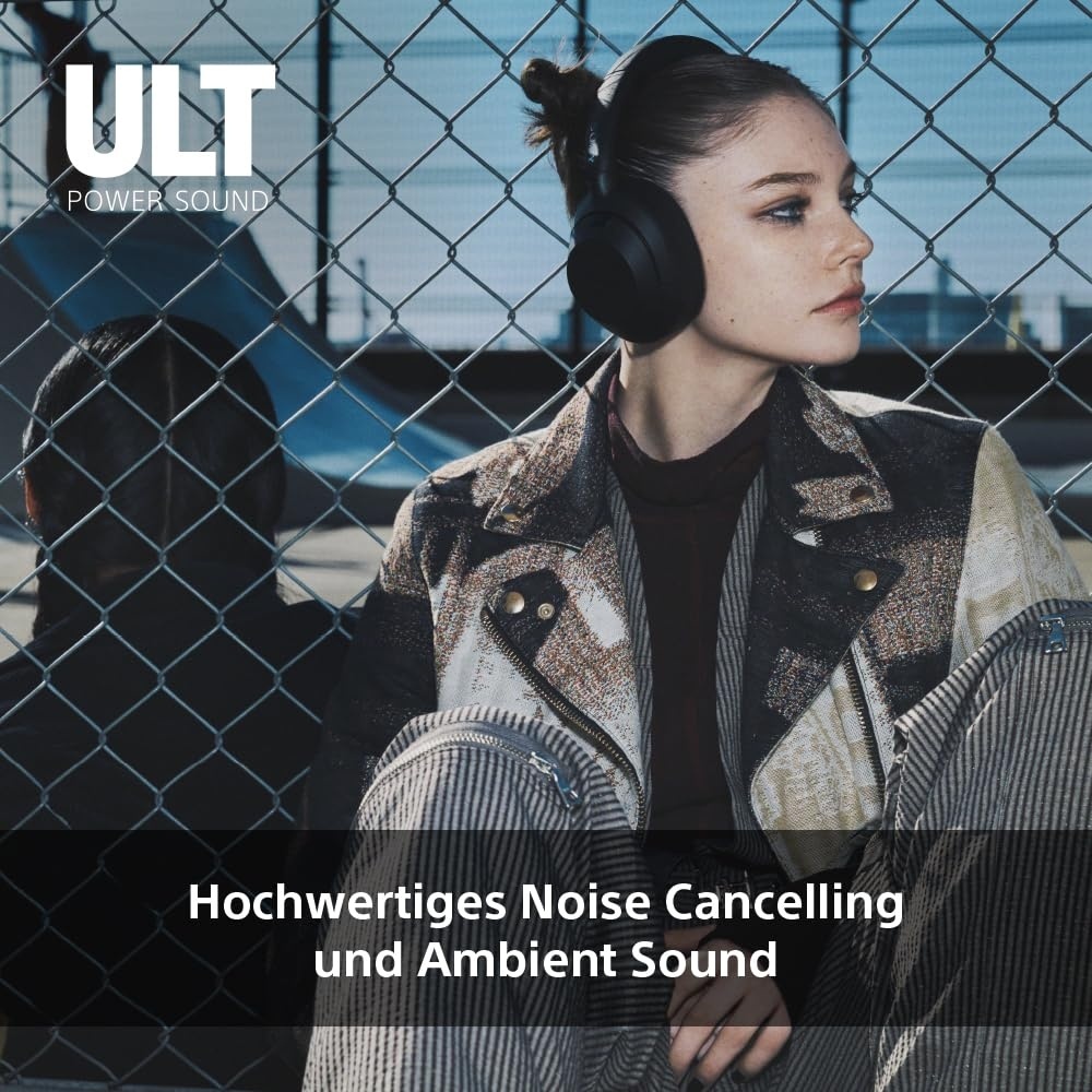 Sony ULT WEAR | Casti Bluetooth fara fir cu anulare a zgomotului