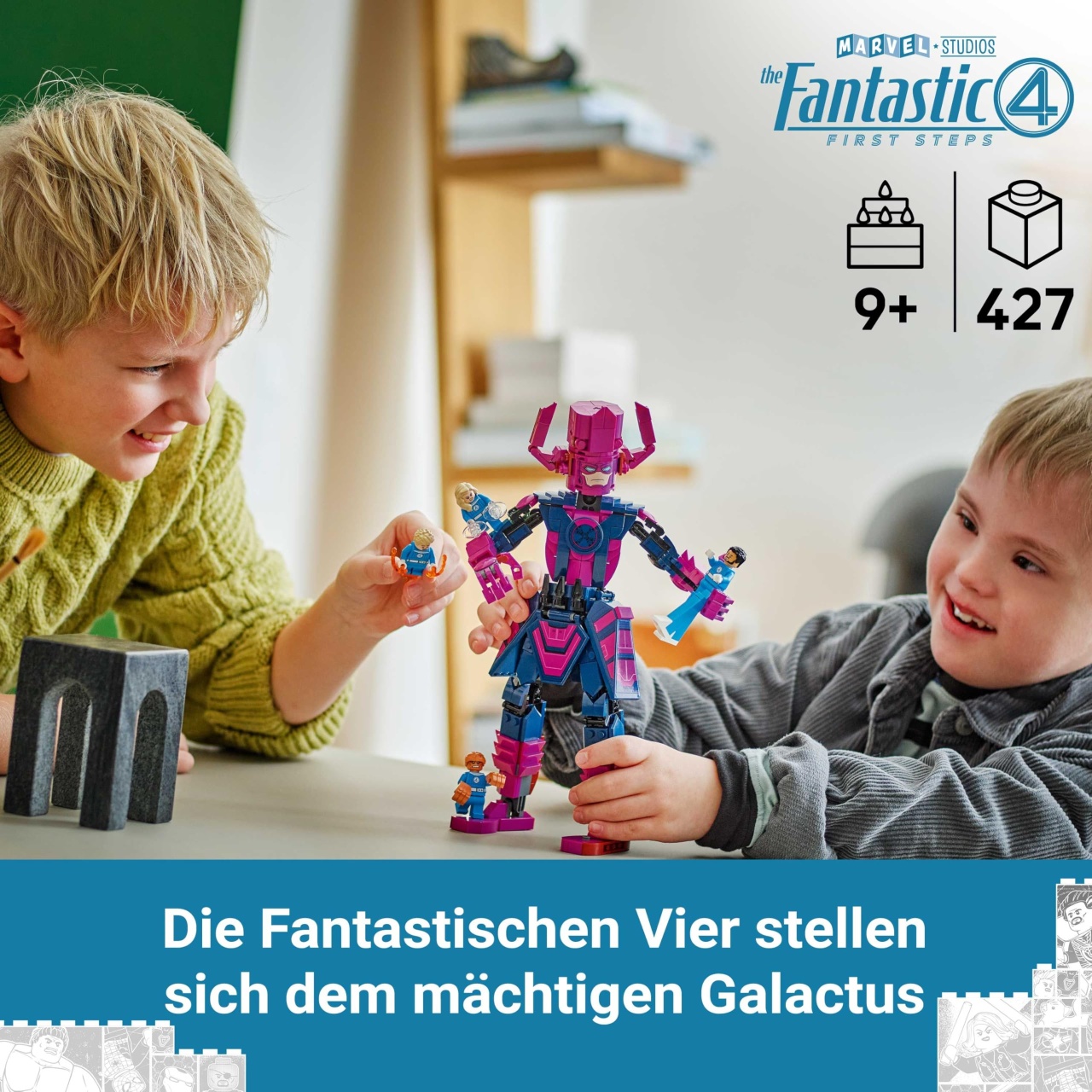 LEGO Marvel Fantastic Four vs Galactus 76316 Set de Constructie cu