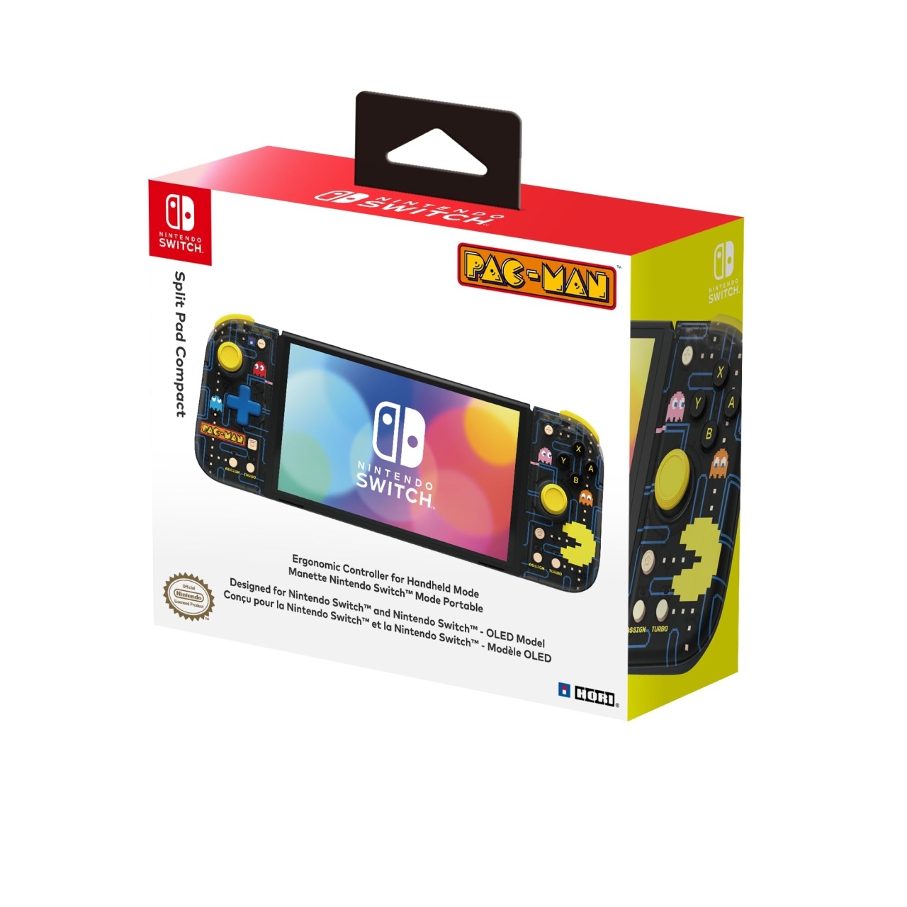 NSW-077・174・175     ×2こ Controller cu fir Hori HORIPAD, Negru pentru Nintendo Switch