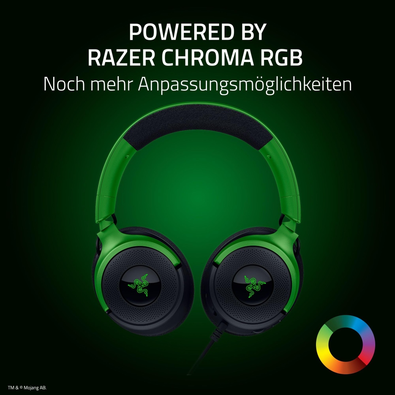 Razer Kraken V4 X Minecraft Edition Gaming Headset USB RGB