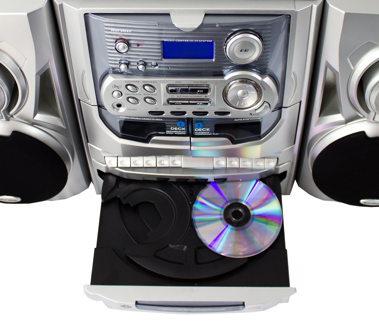 Sistem audio Karcher KA 5300 CD Player Platan Cassette Radio