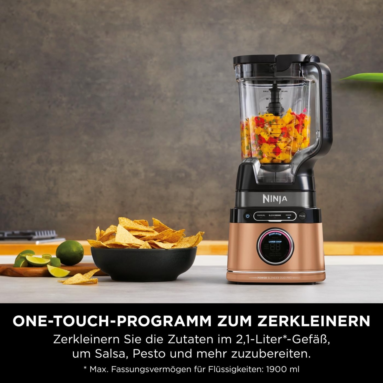 Blender multifunctional Ninja TB301EUCP 2-in-1 1200W NegruCupru