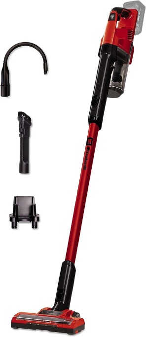 Aspirator fara fir Einhell TE-SV 18 Li-Solo Power X-Change (Li-Ion, 18V, durata de functionare nelimitata datorita sistemului de baterii interschimbabile, fara sac, tehnologie ciclon, mod BOOST, sistem de filtrare de 3 ori)