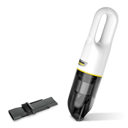 Aspirator portabil fara fir Karcher CVH 2, aspirator compact si usor pentru firimituri pentru utilizare rapida, recipient de praf: 0,15 l, greutate: 0,65 kg, incl. baterie de 7,2 V, incarcator USB, duza pentru crapaturi 2 in 1