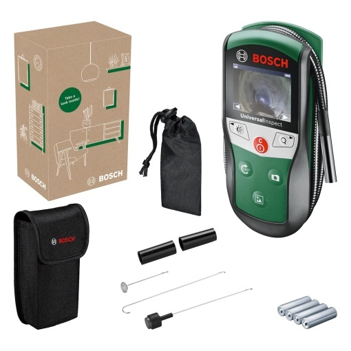 Camera de inspectie Bosch UniversalInspect cu cablu flexibil 095m si memorie integrata