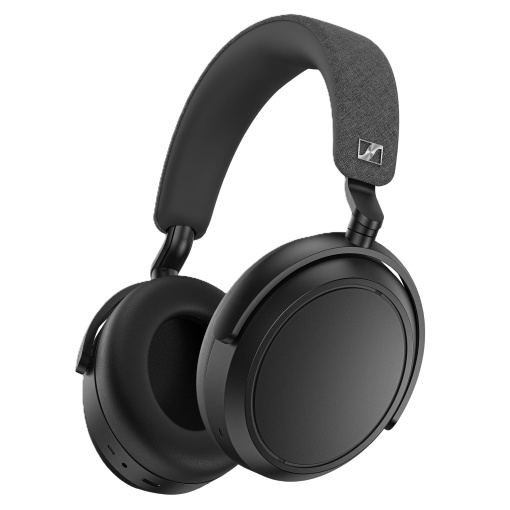 Casti fara fir Sennheiser MOMENTUM 4 cu Bluetooth - cu anulare adaptiva a zgomotului pentru apeluri clare - 60 de ore de viata a bateriei - sunet personalizabil, usor si pliabil - Negru