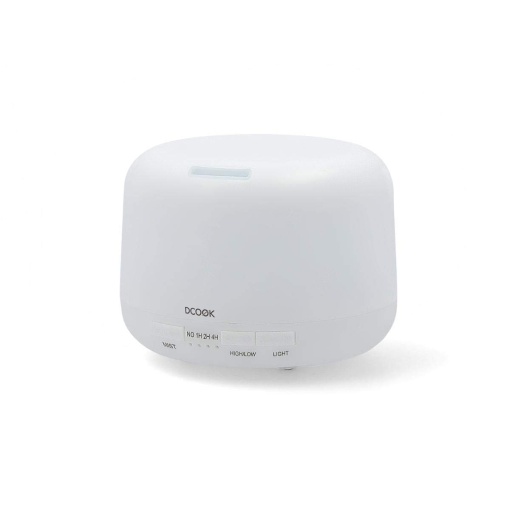 DCook Umidificator Aroma, 7 Culori, Polipropilena, Alb, Estandar