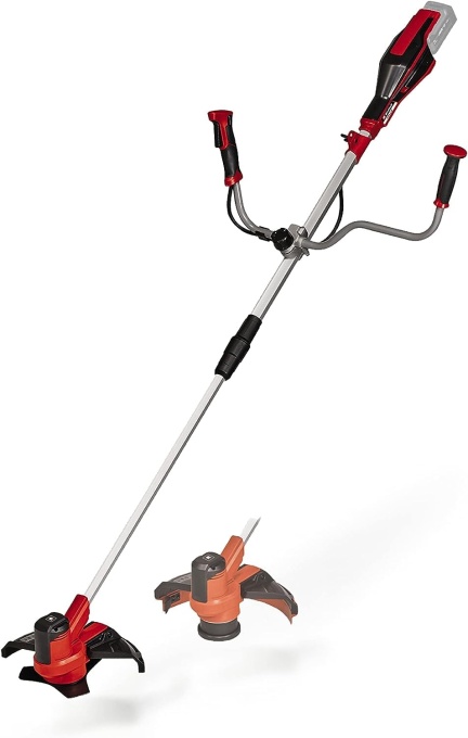 Einhell AGILLO 18/200 Power X-Change Cordless Sense (litiu-ion, 18V, 7.500 rpm, linie cu robinet automat/cutit cu 3 dinti, motor frontal, maner bicicleta, fara baterie si incarcator)