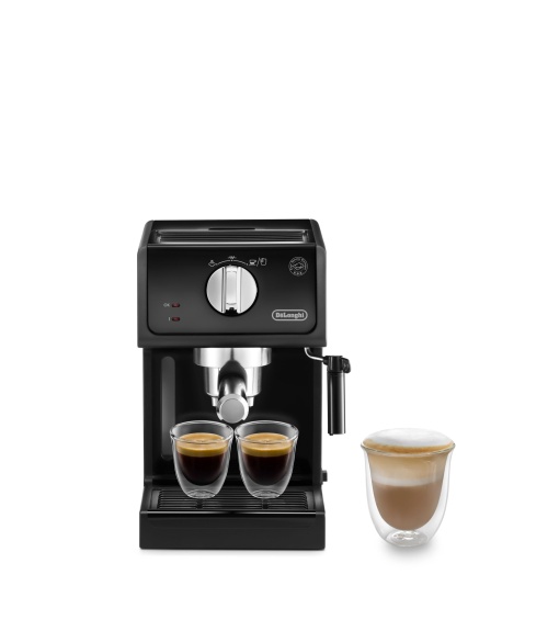 Espressor DeLonghi ECP 3121 Negru 15 Bar Sistem Manual Cappuccino