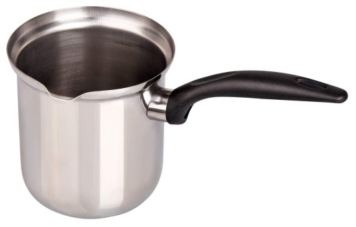 Fackelmann Cafea si Milchtopf 800ml NegruArgintiu Otel Inoxidabil