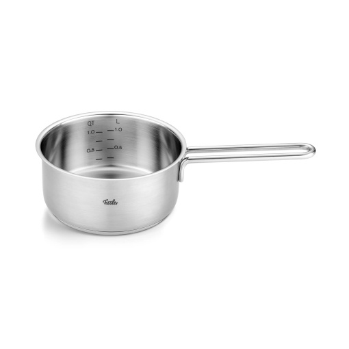 Fissler Pure Collection/cratita din otel inoxidabil (O 16 cm, 1.4L) incl. margine de turnare, scalare interioara - inductie