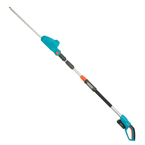 Gardena THS 4218V P4A Foarfeca Telesopica pentru Garduri Lungime Lama 42 cm Cap Reglabil Set cu Acumulator