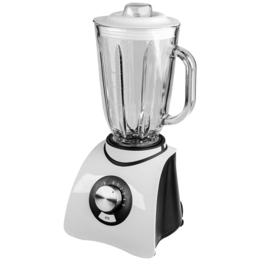GASTROBACK 40898 Vital Basic cu functie integrata Ice-Crush Blender puternic cu motor de 600 Wati Plastic 15 litri Alb