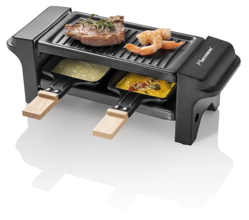 Gratar electric Bestron ARG150BW Mini Raclette 350W Negru