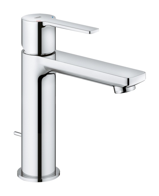 GROHE Linear - Robinet de lavoar (cu economie de apa, S-Size, cu tija de tragere), cromat, 32114001