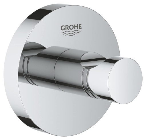GROHE Start carlig pentru halat de baie fara gaurire suport pentru prosoape cu atasament ascuns pentru lipire sau gaurire cu suruburi si dibluri fara