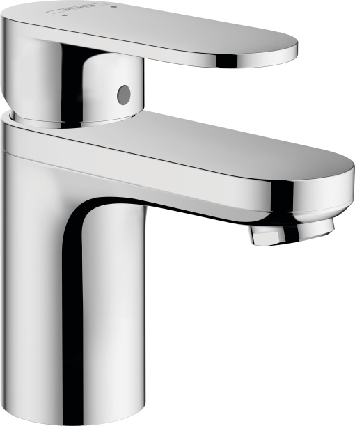 hansgrohe Vernis Blend - Robinet de lavoar fara scurgere, robinet de baie cu duza inaltime 70 mm, baterie baterie, lavoar cu economisire a apei (EcoSmart), cromat