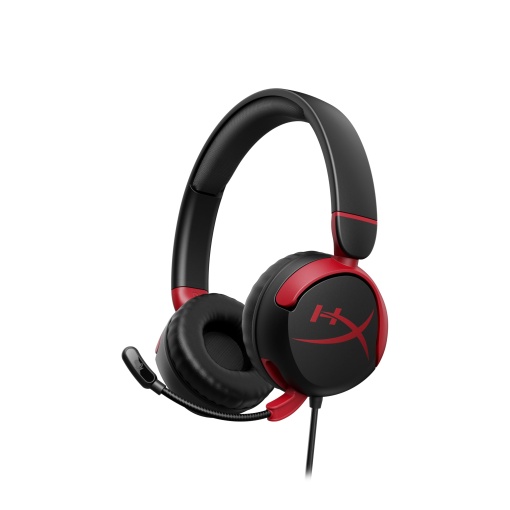 HyperX Cloud Mini, Casti de gaming cu fir, Driver de 30 mm, Limita de volum de 85 dB, Microfon Flip-to-Mute, Pentru copii 8-12 ani, Compatibil cu PC, Switch, PlayStation, Steam Deck, Negru