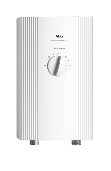 Incalzitor de apa electronic compact instantaneu AEG DDLE Kompakt OT 11/13 kW pentru bucatarie, Fabricat in Germania, conexiune de inalta tensiune 400 V, potrivit pentru montare solara, montare peste masa, testat VDE, 232793