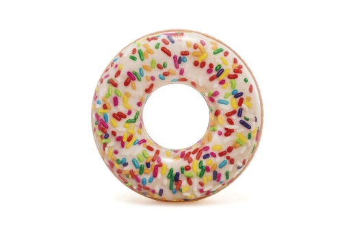 Intex 56263NP Saltea gonflabila plutitoare Sprinkle Donut 99 x 25 cm 114 cm