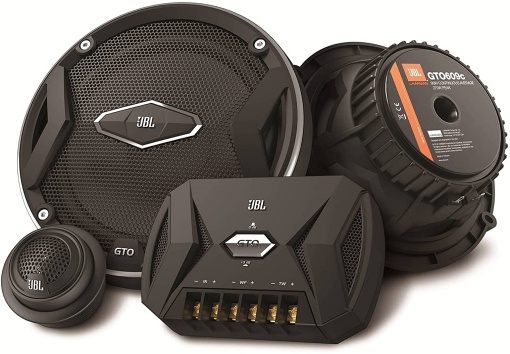 JBL GTO609C - Set de difuzoare auto cu componente cu 2 cai de la Harman Kardon - cutii de difuzoare auto Hifi de 270 wati 6 inch 165 mm 16.5cm