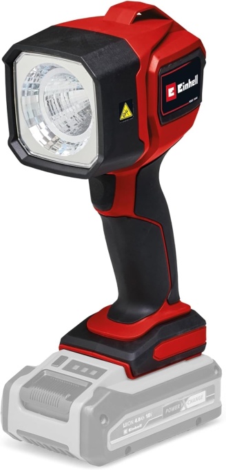 Lampa fara fir Einhell TC-CL 18/350 Li-Solo Power X-Change (18 V, 350 lm, 7000 K, distanta fascicul de 30 m, cap de lumina pivotant, lumina LED de inalta calitate, fara baterie)