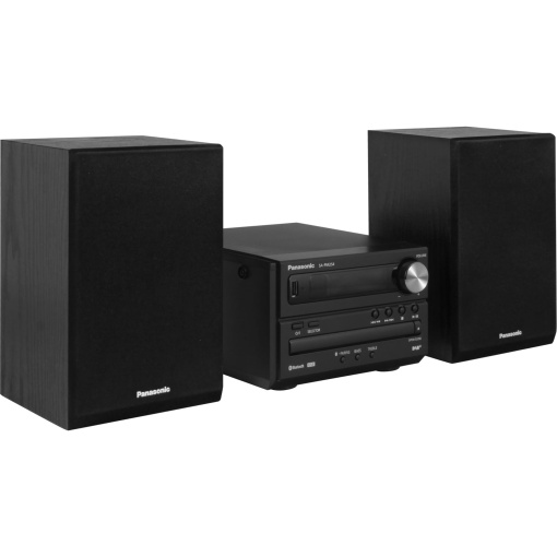 Panasonic SC-PM254EG-K Micro cu sistem HiFi (Bluetooth, DAB+, CD, FM, 20 W RMS) negru
