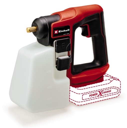 Pulverizator sub presiune fara fir Einhell GE-WS 18/10 Li-Solo Power X-Change (18 V, pompa automata, rezervor de 1 litru cu cantar, duza reglabila din alama, fara baterie)