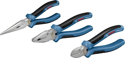 Set 3 clesti Bosch Professional - Otel crom-vanadiu manere cauciucate insert compatibil L-BOXX