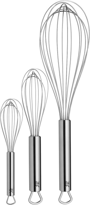 Set de teluri WMF Profi Plus 3 bucati, tel din otel inoxidabil partial mat, tel, tel, poate fi spalat in masina de spalat vase