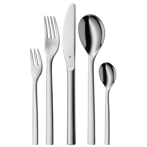 Set tacamuri WMF Atria 60 piese Cromargan inox polizat pentru 12 persoane