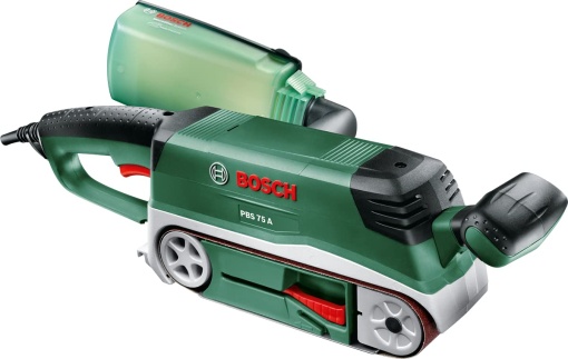 Slefuitor cu banda Bosch PBS 75 A, 1 banda abraziva K 80 (710 W, suprafata de slefuire 76 x 165 mm, dimensiune banda 75 x 533 mm)