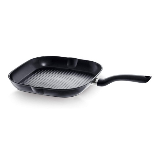 Tigaie pentru gratar Fissler Cenit/aluminiu (28 x 28 cm - patrat) Tigaie acoperita cu friptura - inductie