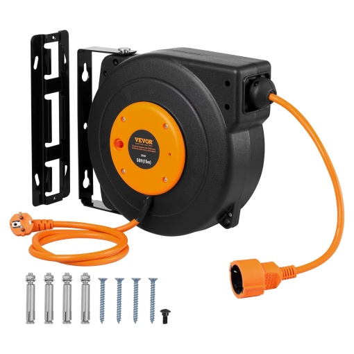 VEVOR Kabeltrommel ZX-ZD150 15m Sistem automat cu protectie la supraincalzire