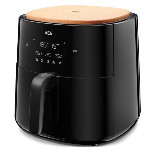 AEG AAF7B Air Fryer/IF Design Award 2024 / ulei putin sau deloc / 8 programe / programabil/functie de preincalzire / 6,8 l / poate fi spalat in masina de spalat vase / protectie termica / prompt de inversare / negru