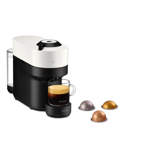 Aparat de cafea Nespresso Krups Vertuo Pop alb YY4889FD